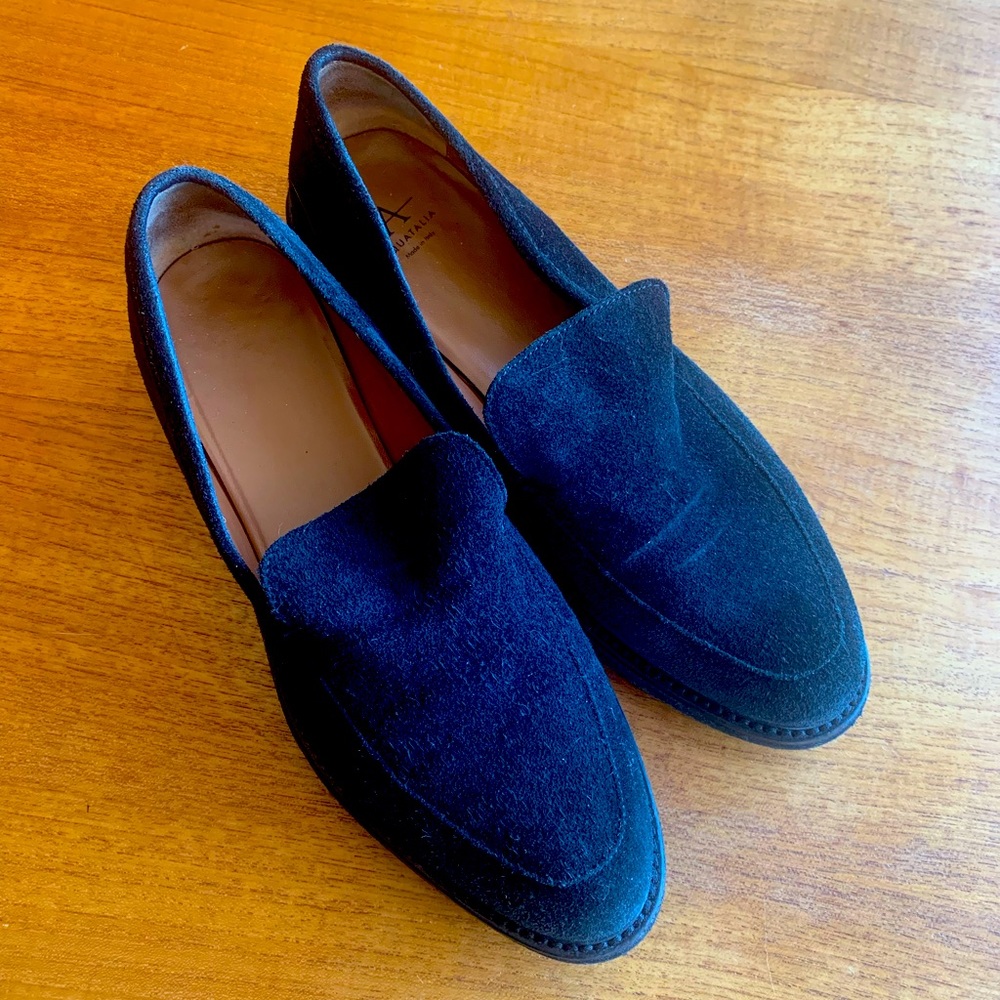Aquatalia suede loafers